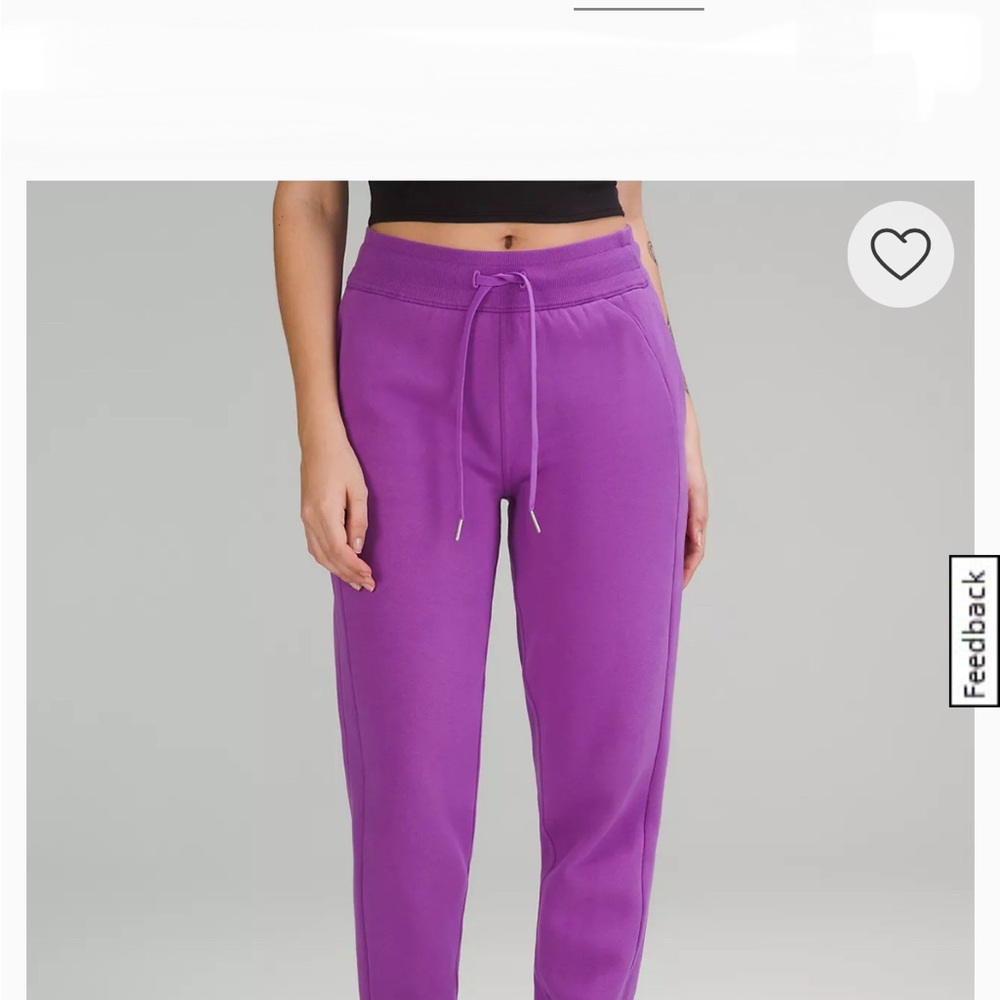 Lululemon Purple Jogger Pants